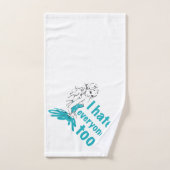 私も皆が嫌いだ バスタオルセット (ハンドタオル)