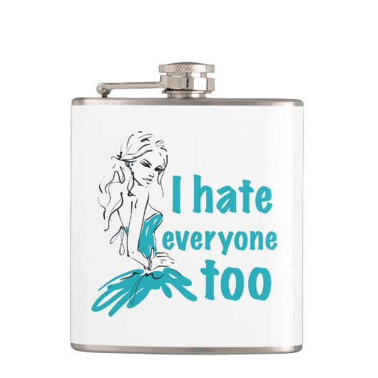 私も皆が嫌いだ フラスク (正面)