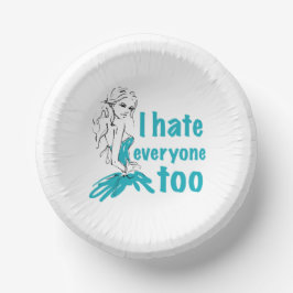 私も皆が嫌いだ ペーパーボウル