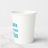 私も皆が嫌いだ 紙コップ (左)