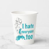 私も皆が嫌いだ 紙コップ (正面)