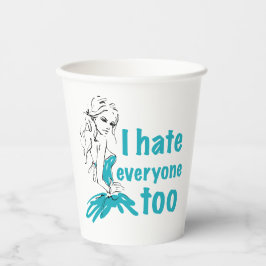 私も皆が嫌いだ 紙コップ