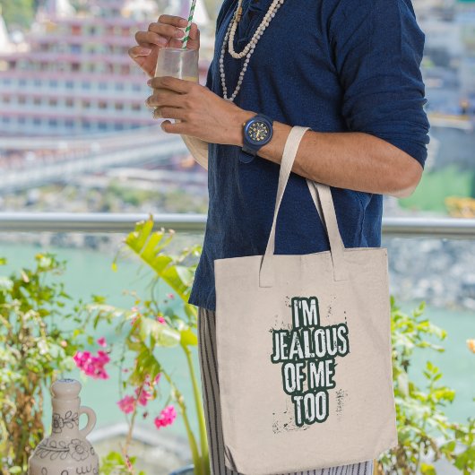 私も皮肉に嫉妬しクールて予測できなおもしろいいる トートバッグ