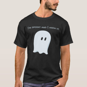 「私も知っ不気味てるわ!」幽霊 Tシャツ