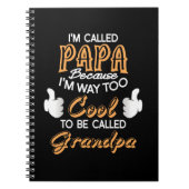 私も行き先だからパパと呼ばれるカッコいい ノートブック (正面)