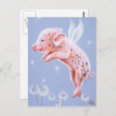 私も飛べる！ ポストカード (正面/裏面)