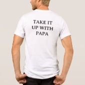 私も食べなきゃ トライブレンドTシャツ (裏面)