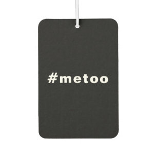 私も、#metoo、プライド白黒車 カーエアーフレッシュナー