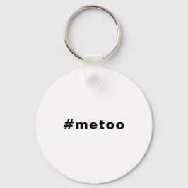 私も、#metoo、プライド白黒 キーホルダー