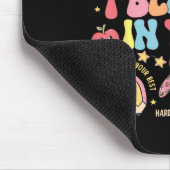 私やる気を起こさせるは信じ君の学生の先生 マウスパッド (コーナー)