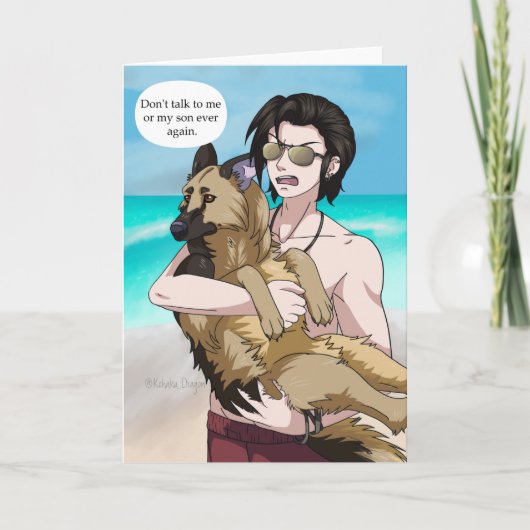 私や息子とは話さないで カード (正面)