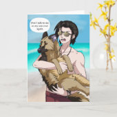 私や息子とは話さないで カード (黄色い花)