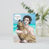 私や息子のカードと話すな ポストカード (スタンド正面)