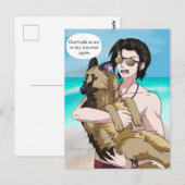 私や息子のカードと話すな ポストカード (正面/裏面)