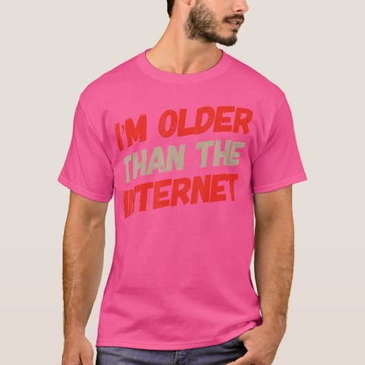 私よりインターネットの方が若い Tシャツ (正面)