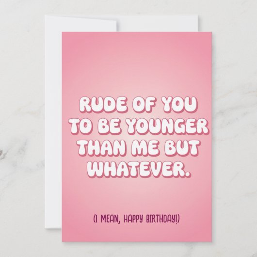 私より若いとは失礼だがおもしろい シーズンカード (正面)