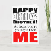 私より若い誕生日 カード (正面)