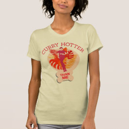 私より辛いカレーが好き Tシャツ