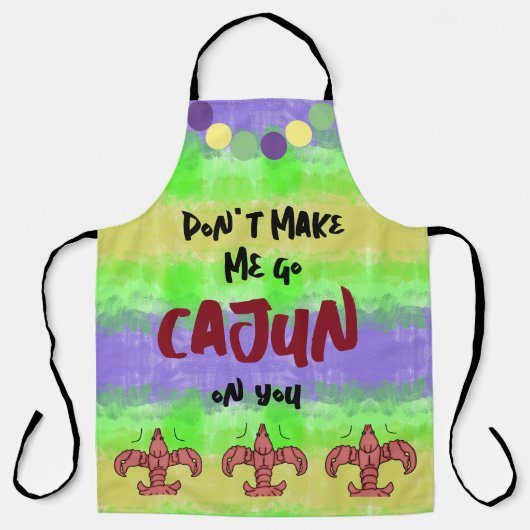 私をあなたにケージャンさせる エプロン (正面)