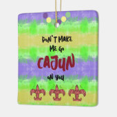 私をあなたにケージャンさせる セラミックオーナメント (左)