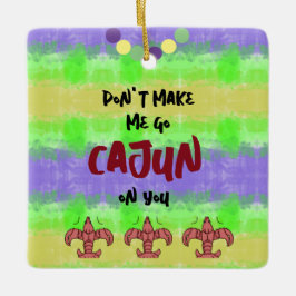 私をあなたにケージャンさせる セラミックオーナメント