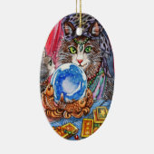 私をあなたの幸運を言うことを許可して下さい セラミックオーナメント (右)