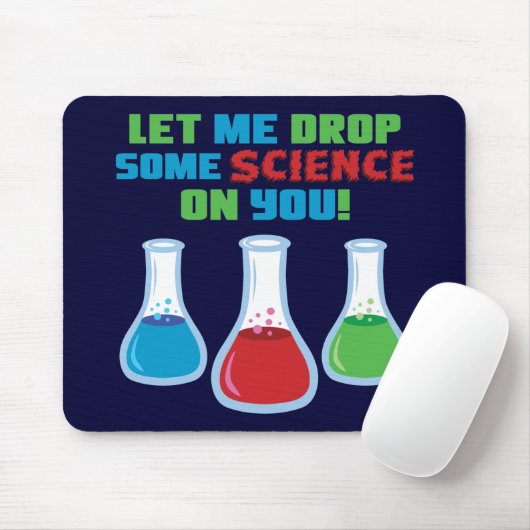 私をあなたの科学を落とすことを許可して下さい マウスパッド (マウス)