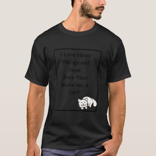私をあの猫にしているのはこれ?猫 Tシャツ (正面)