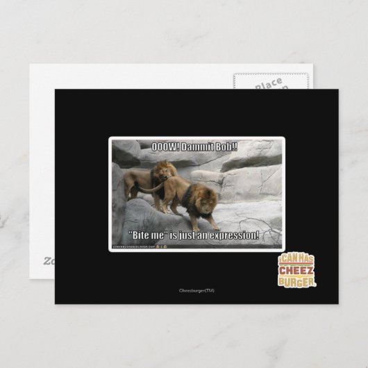 私をありますちょうど表現がかんで下さい! ポストカード (正面/裏面)