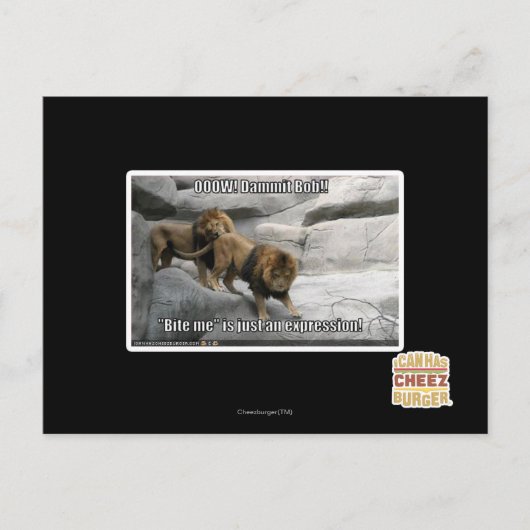 私をありますちょうど表現がかんで下さい! ポストカード (正面)