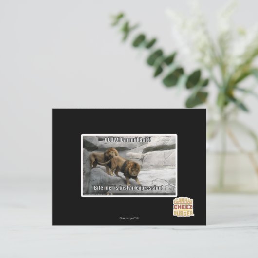 私をありますちょうど表現がかんで下さい! ポストカード (スタンド正面)