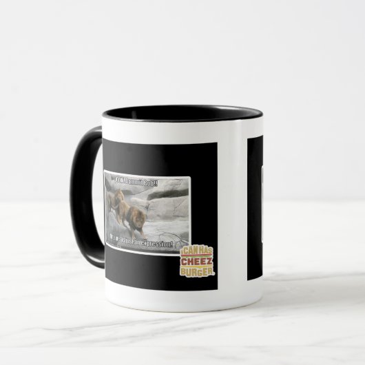 私をありますちょうど表現がかんで下さい! マグカップ (正面左)