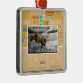 私をありますちょうど表現がかんで下さい! メタルオーナメント (右)