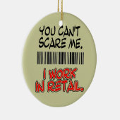 私をおびえさせることができません。 私は小売りで働きます セラミックオーナメント (右)