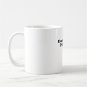 私をおもしろいだと見なす コーヒーマグカップ (左)