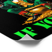 私をおもしろい捕もしまえるLeprechaun St Patr ポスター (角)