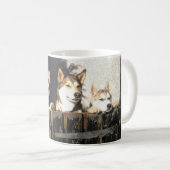 私をかいま見ることを見て下さい!! コーヒーマグカップ (正面右)