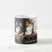 私をかいま見ることを見て下さい!! コーヒーマグカップ (中央)