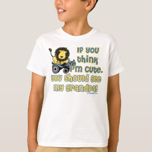 私をかわいければ、会えば私の祖父に考えれば! Tシャツ