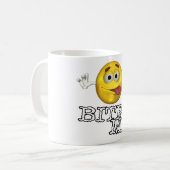 私をかんで下さい! コーヒーマグカップ (正面左)