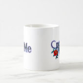 私をかんで下さい コーヒーマグカップ (中央)