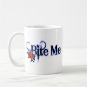 私をかんで下さい コーヒーマグカップ (左)