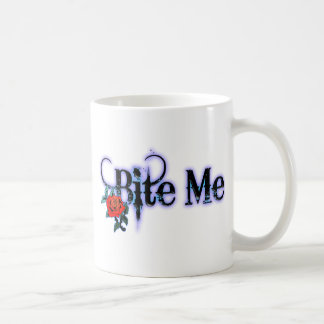 私をかんで下さい コーヒーマグカップ