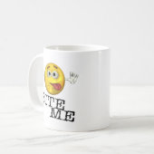 私をかんで下さい! コーヒーマグカップ (正面左)