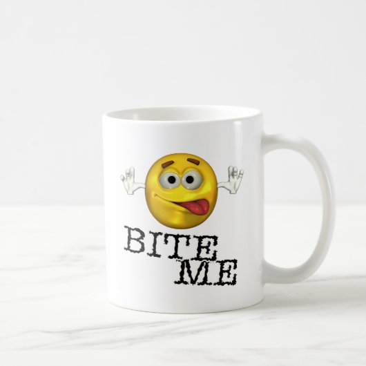 私をかんで下さい! コーヒーマグカップ (右)