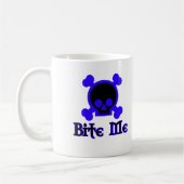 私をかんで下さい コーヒーマグカップ (左)