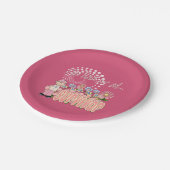 私をがんを克服した時 ペーパープレート (アングル)