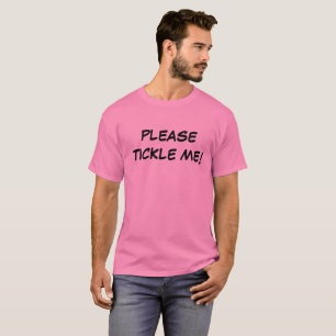 私をくすぐって下さい Tシャツ