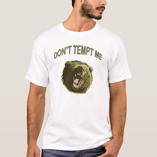 私をくま誘惑して下さい Tシャツ (正面)