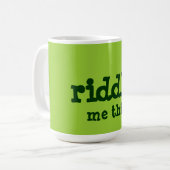 私をこれ吟味して下さい コーヒーマグカップ (正面左)